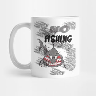 No Fishing Season Mug